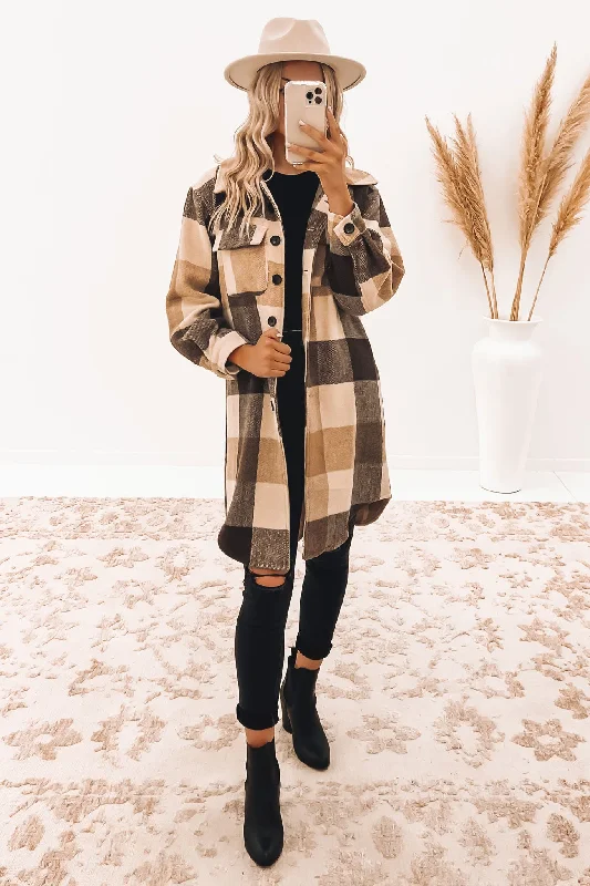 Flash Deals Malina Shacket Brown