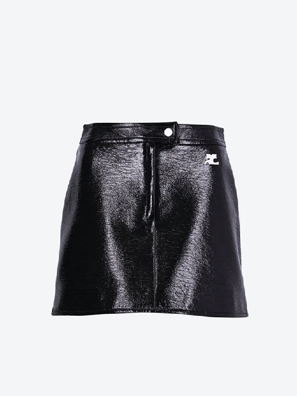 Quick Sale Reedition vinyl mini skirt