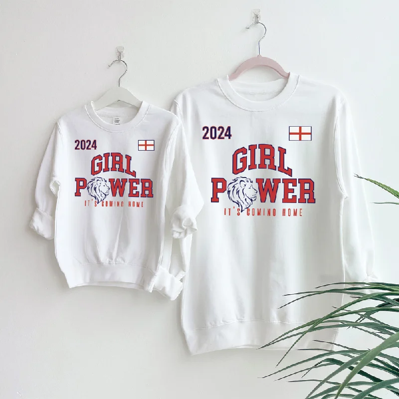 Limited Time Euros - England Girl Power Matching Sweatshirts