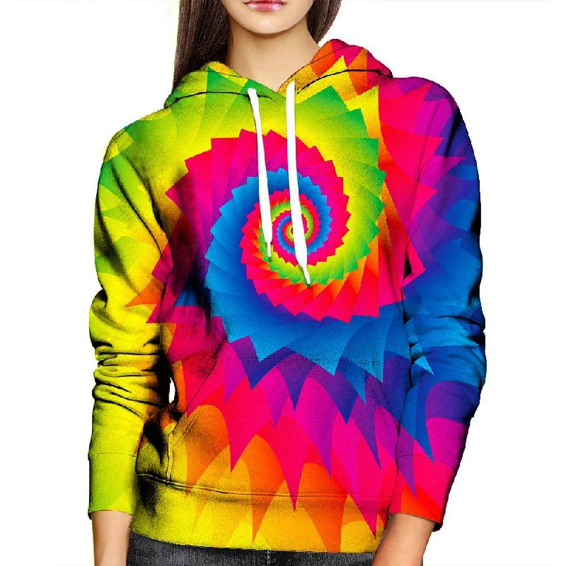 Flash Sale Tie Dye Swirl Womens Hoodie