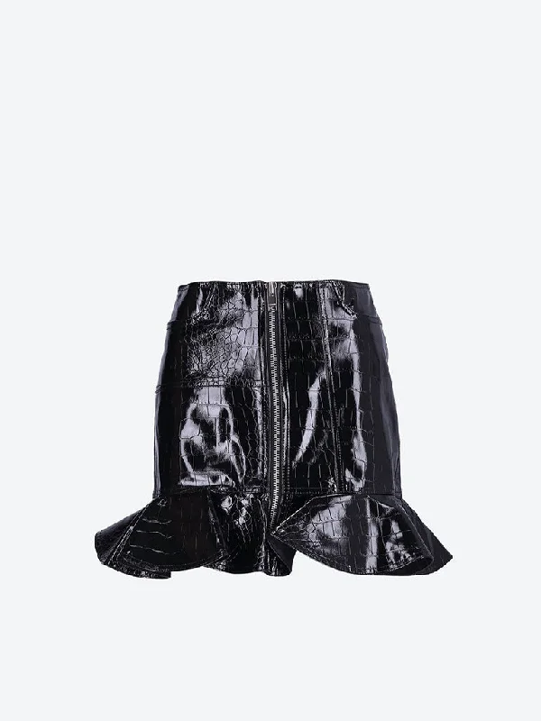 Special Savings Future coated mini skirt