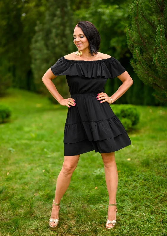 Deal of the Day Lolita Mini Black Dress
