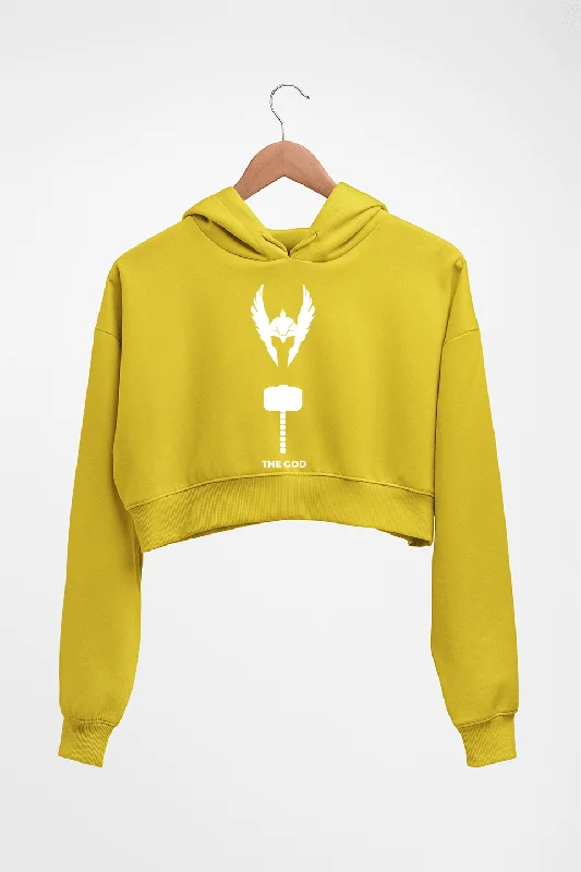 Final Markdown Thor Superhero Crop HOODIE FOR WOMEN