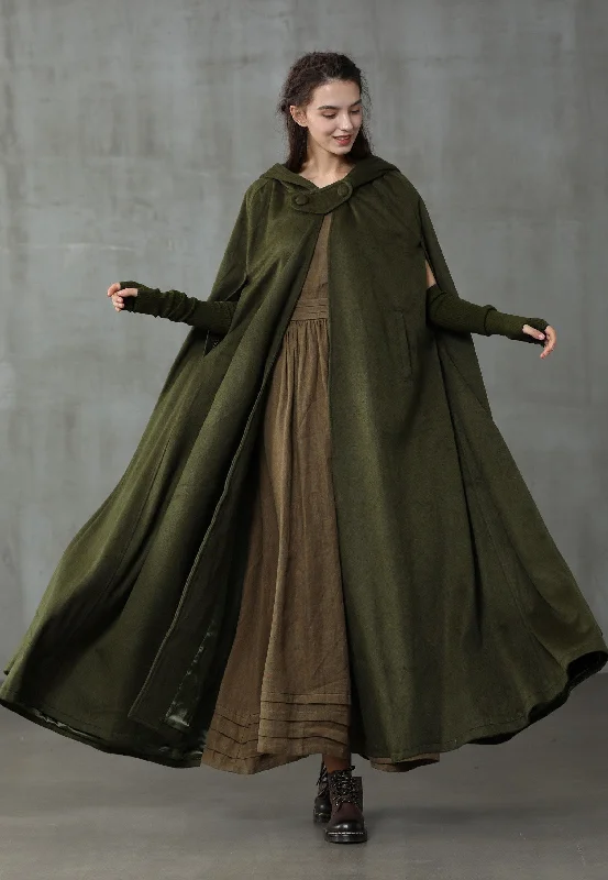 Act Fast Outlander 2020 | 100% Wool Cloak Coat