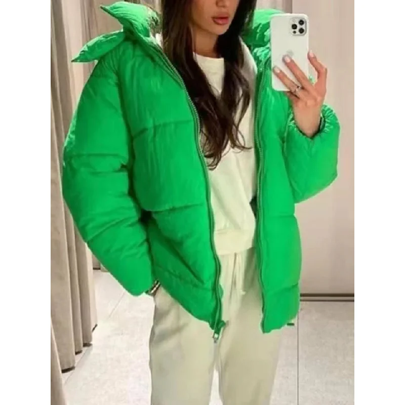 Exclusive Savings Hooded Long-Sleeved warm coat