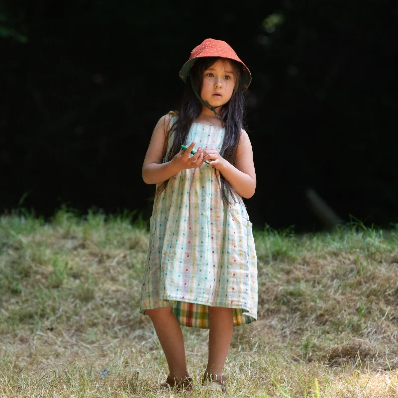 Shop and Save Rainbow Reversible Pinny Dress
