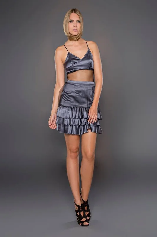 Act Now SILK SATIN SUMMER DRESS
