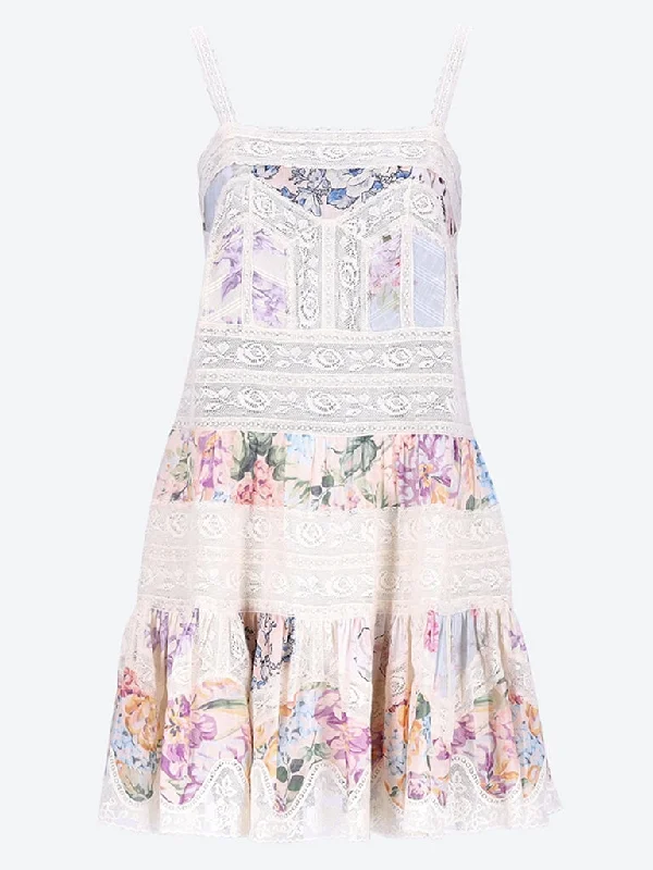 Price Rollback Halliday lace trim short dress