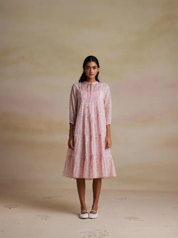 Savings Spectacular Chalkpink Tier Dress