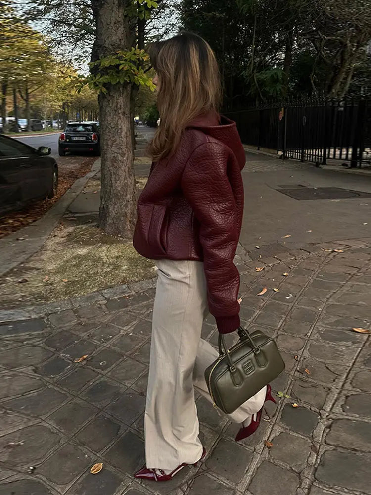 Price Cut Znbbw Elegant Solid Women's Cropped Jacket Casual Oversized Long Sleeve Hooded Coat Autumn Winter High Street Party Outwear Price Cut Znbbw Elegant Solid Women's Cropped Jacket Casual Oversized Long Sleeve Hooded Coat Autumn Winter High Street Party Outwear