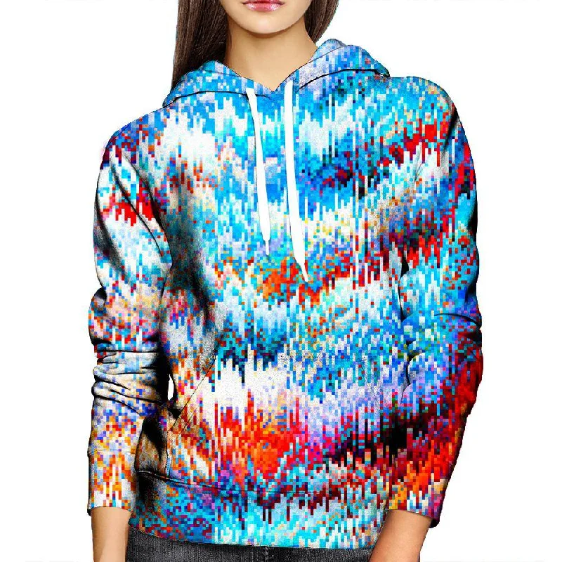 Early Bird Discount Forest Pixel Womens Hoodie