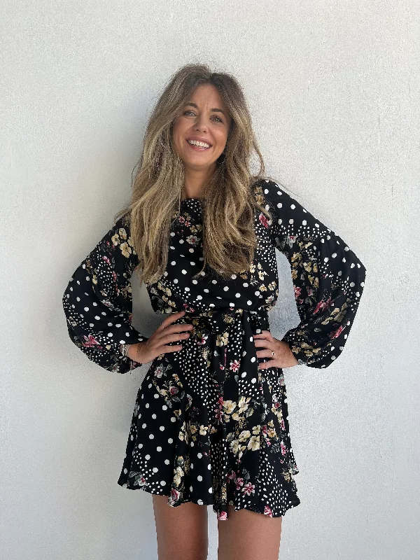 Deal of the Week Black Gipsy Floral Dress