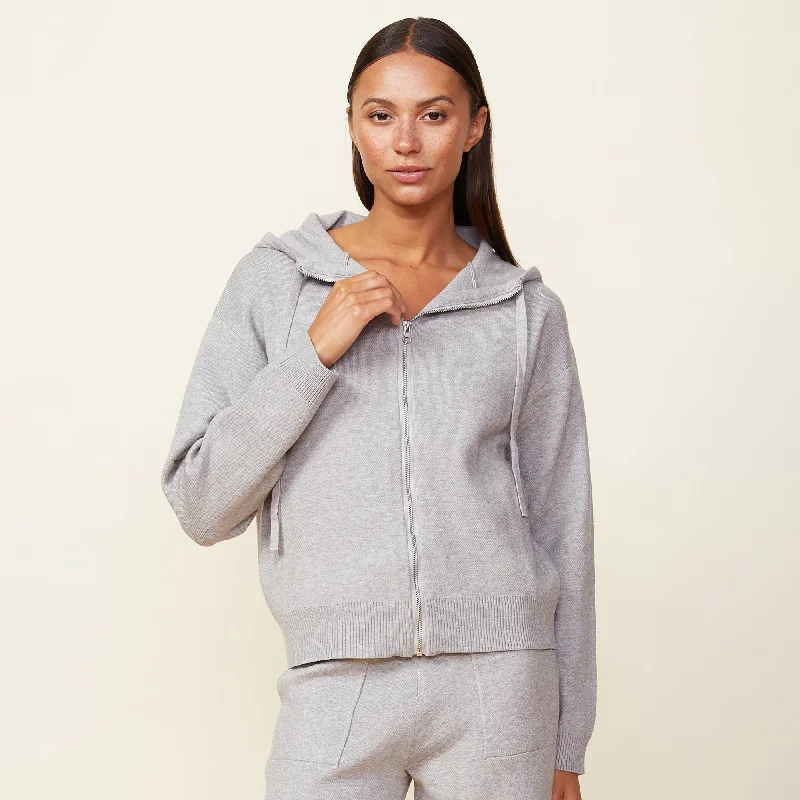 Incredible Offers Soft Knit Zip Up Hoody