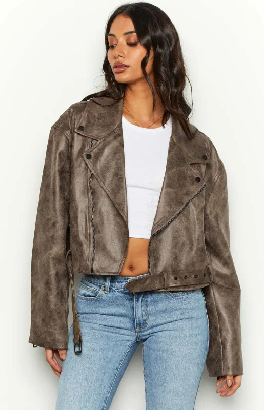 Limited Quantity Lioness Staten Island Chocolate Jacket