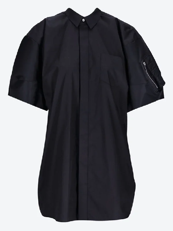 Final Sale Cotton poplin nylon dress