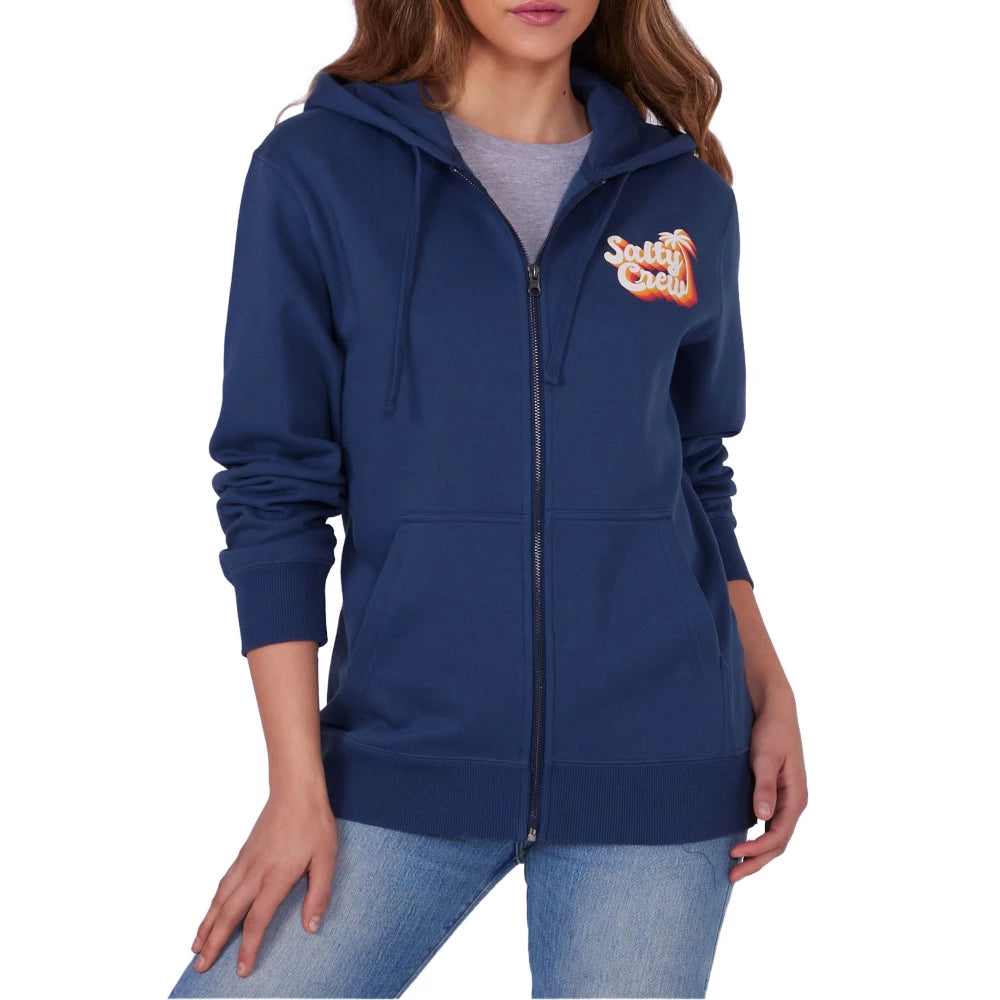 Factory Direct Sale Salty Crew Womens Salty Seventies Zip Hoodie