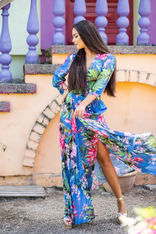 New Deals Isabella Vienna Blues Dress