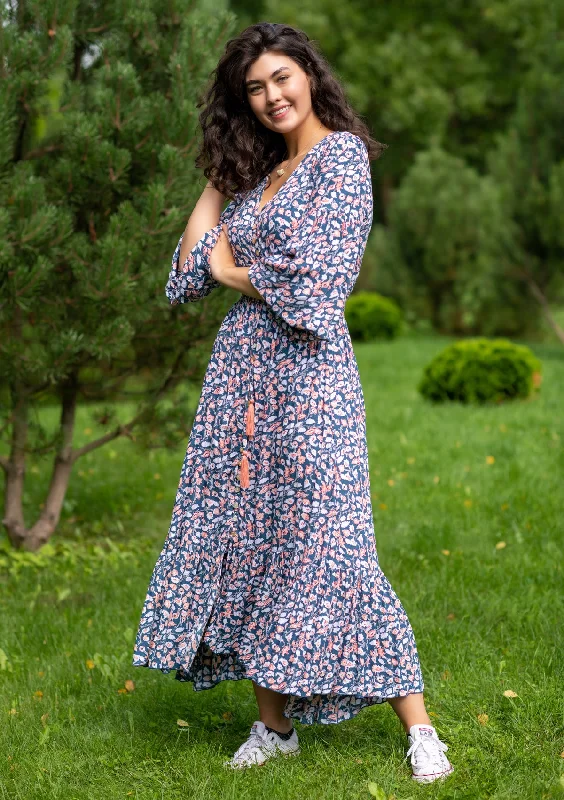 New Deals Simona Navy Merak Dress