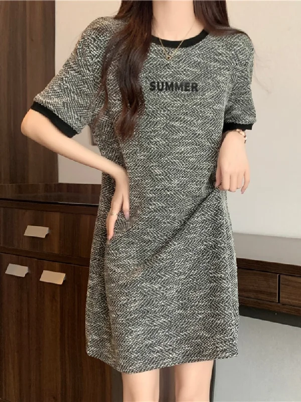Can't Miss Plus Size Summer Short Sleeve Dress