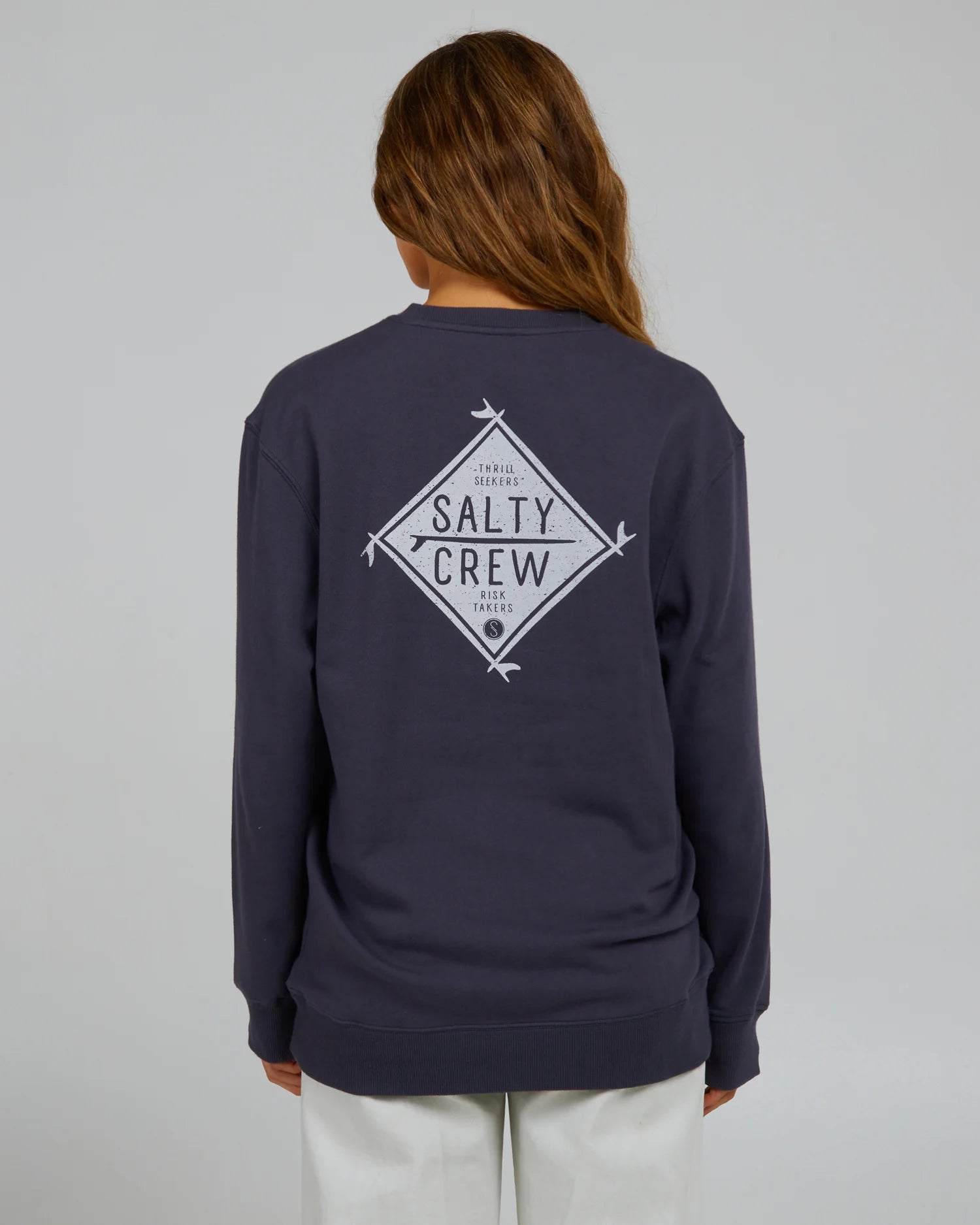 Amazing Deals Salty Crew Womens Board Meeting Crewneck Sweatshirt