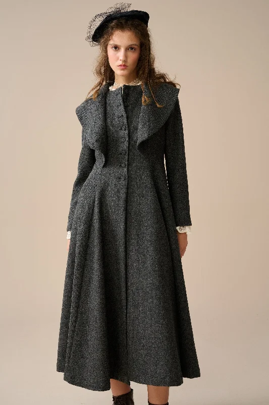 Deep Discounts Gemma 17 | 100% wool victorian coat