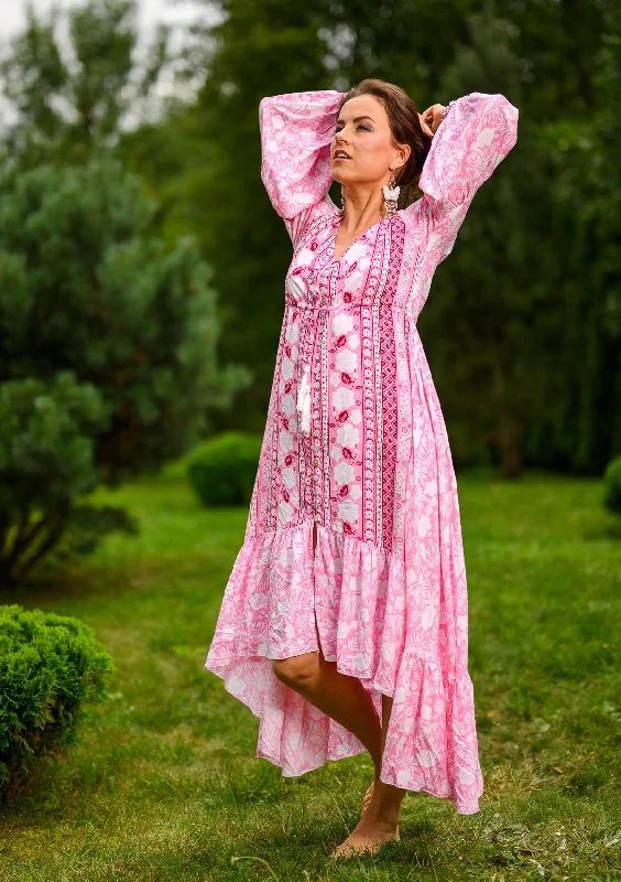 Loyalty Reward Francesca Pink Wit Dress