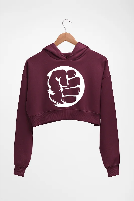 Crazy Deals Hulk Superhero Crop HOODIE FOR WOMEN