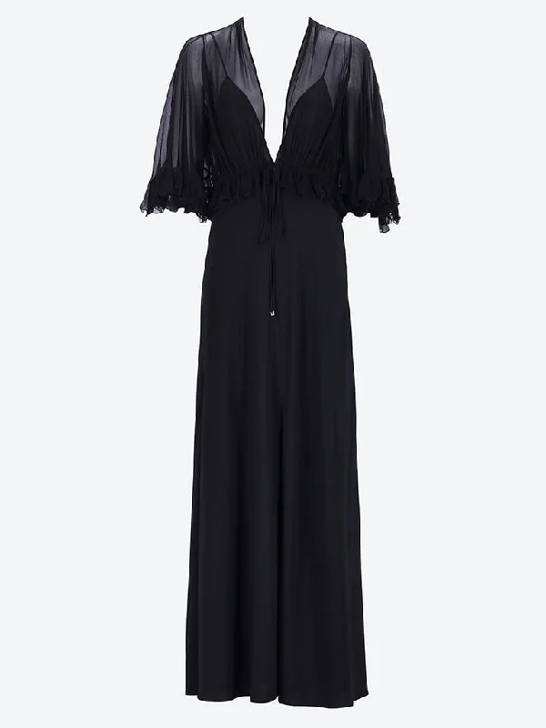 Major Savings Silk georgette maxi dress