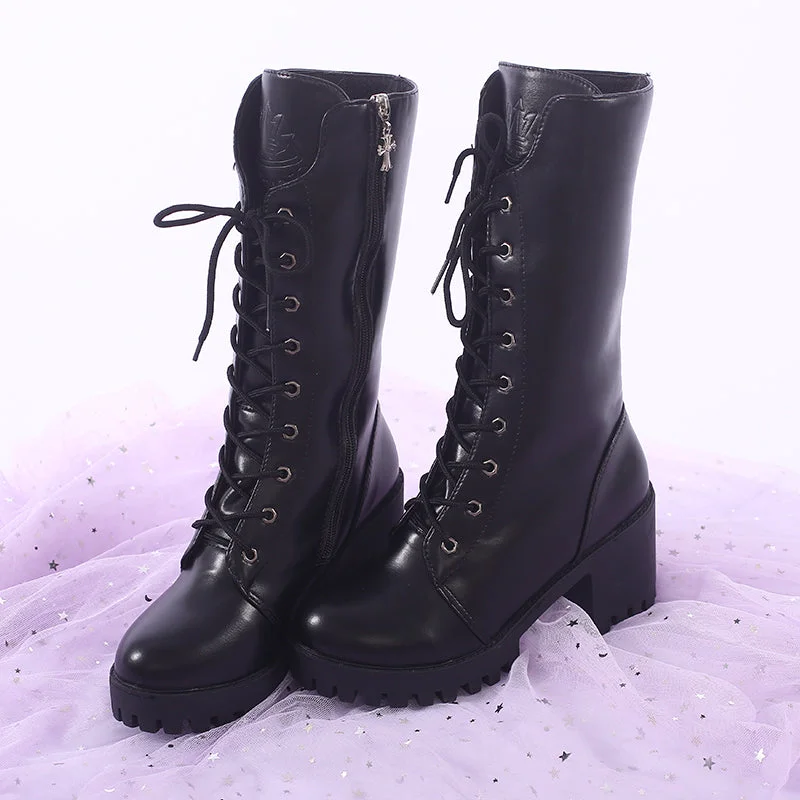 Take Advantage Cosplay cross Martin boots yv30439