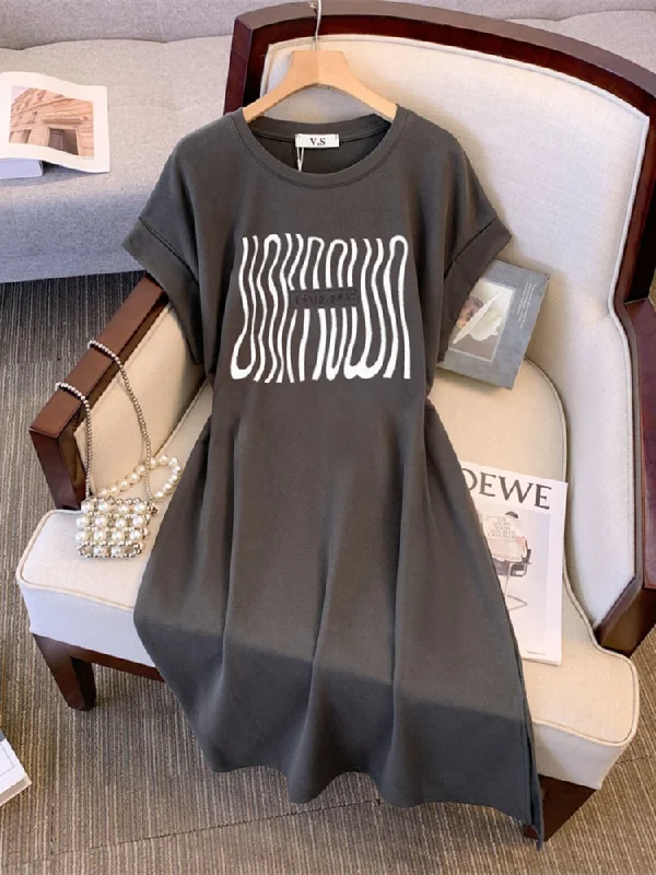 Quick Sale Plus Size Korean Sweater Midi Dress