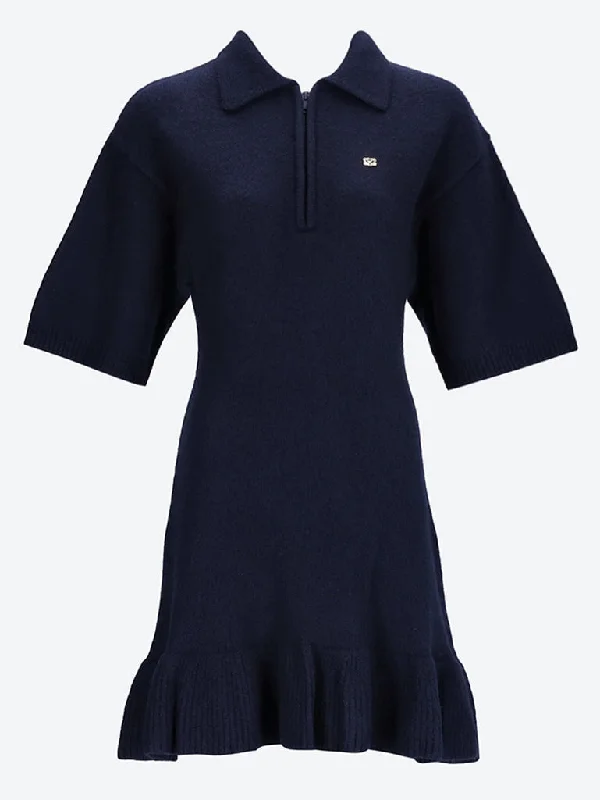 Sale Event Boiled wool mini dress