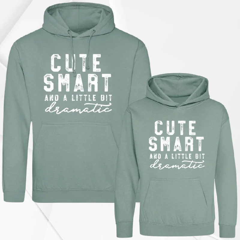 Mega Sale Cute/Smart/Dramatic Matching Sage Hoodies
