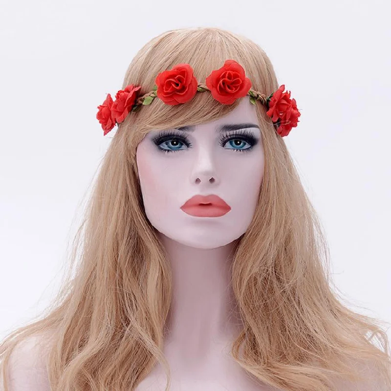 Overstock New Design Boho Headbands Hairband Women Ladies Floral Flower Festival Wedding Garland Head Band Beach Party Hair Accessories Overstock New Design Boho Headbands Hairband Women Ladies Floral Flower Festival Wedding Garland Head Band Beach Party Hair Accessories