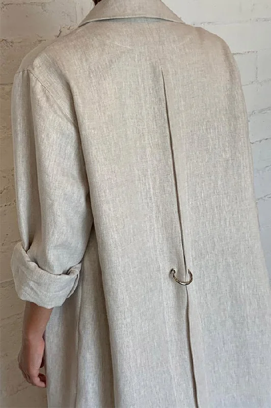 Midnight Sale Hemp Slit Back Duster