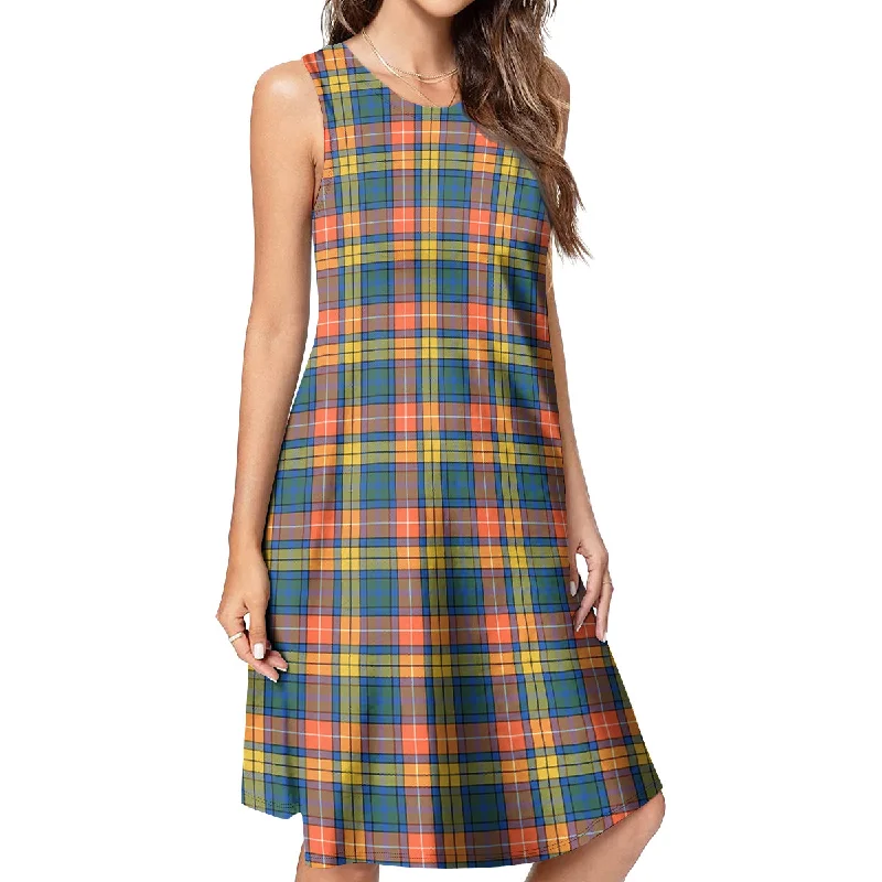 Warehouse Sale Buchanan Ancient Tartan Womens Casual Dresses