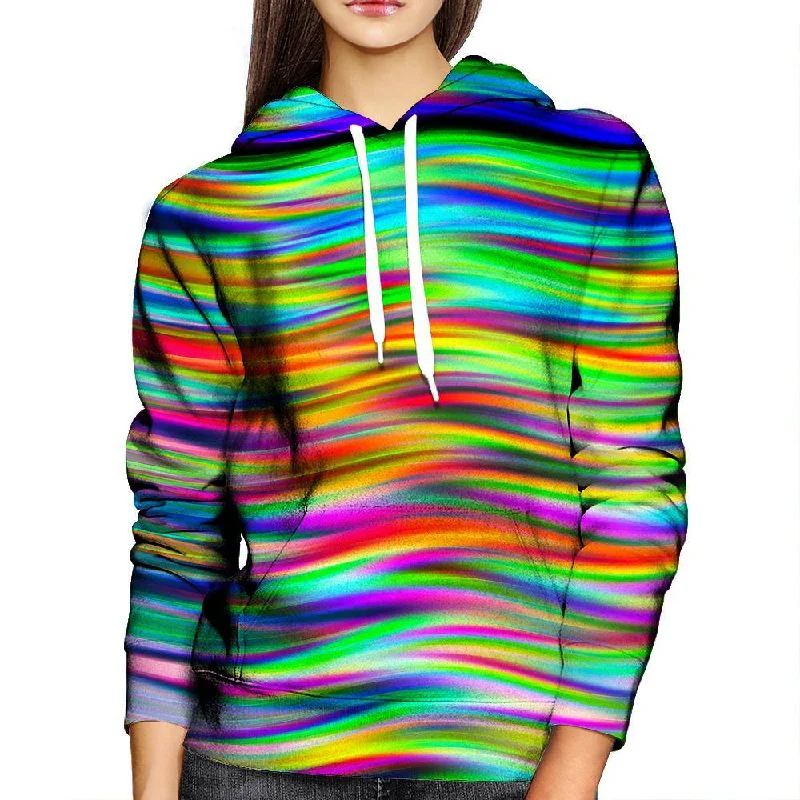 Special Promotion Green Flow Womens Hoodie
