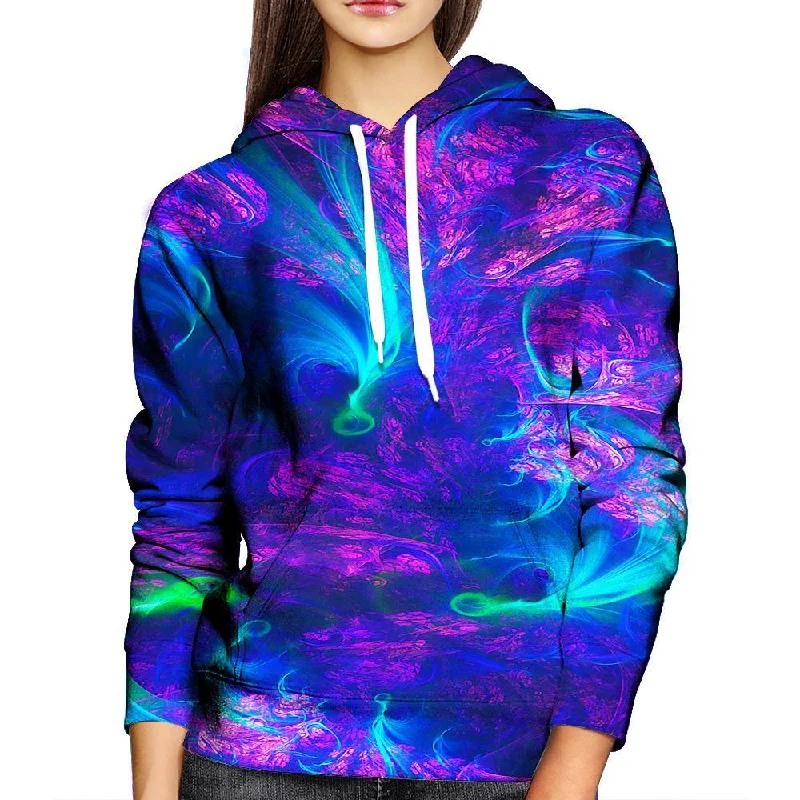 Sale Event Blue Swirls Womens Hoodie