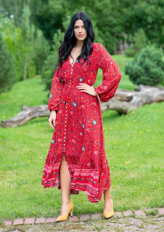 Limited Availability Imone Red Peper Dress