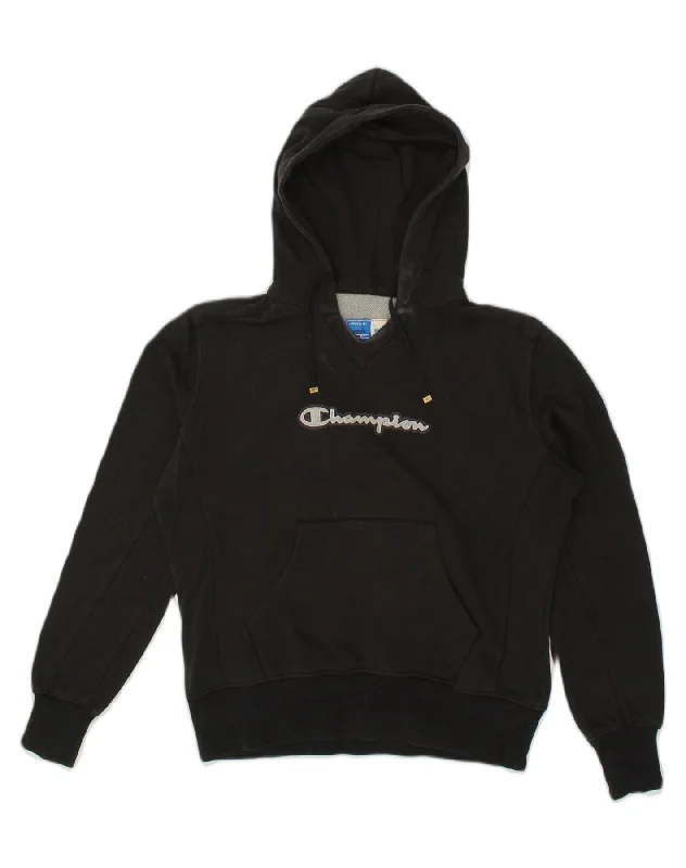 Special Savings CHAMPION Womens Heritage Classic Fit Graphic Hoodie Jumper UK 18 XL Black Special Savings CHAMPION Womens Heritage Classic Fit Graphic Hoodie Jumper UK 18 XL Black