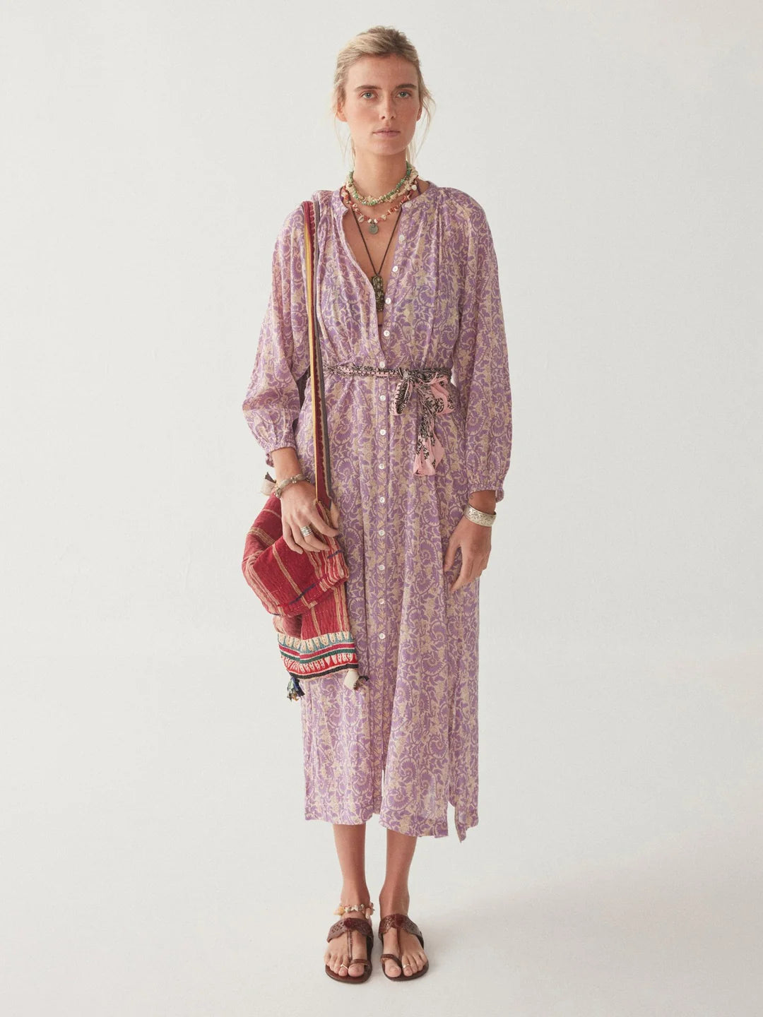 Unmissable Offer Maison Hotel Casilda Vintage Colour Purple Rain Dress - ByAdushka