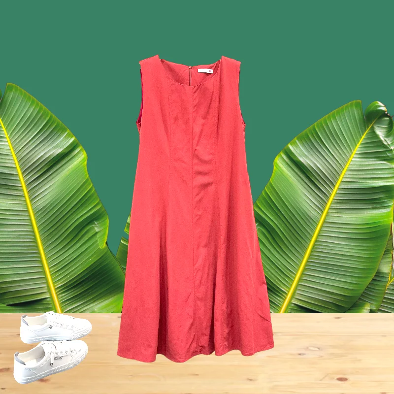 Customer Appreciation Sale Patch Women Sleeveless Dress Long Dress