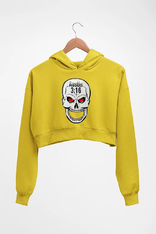 Referral Discount Stone Cold Steve Austin (WWE) Crop HOODIE FOR WOMEN