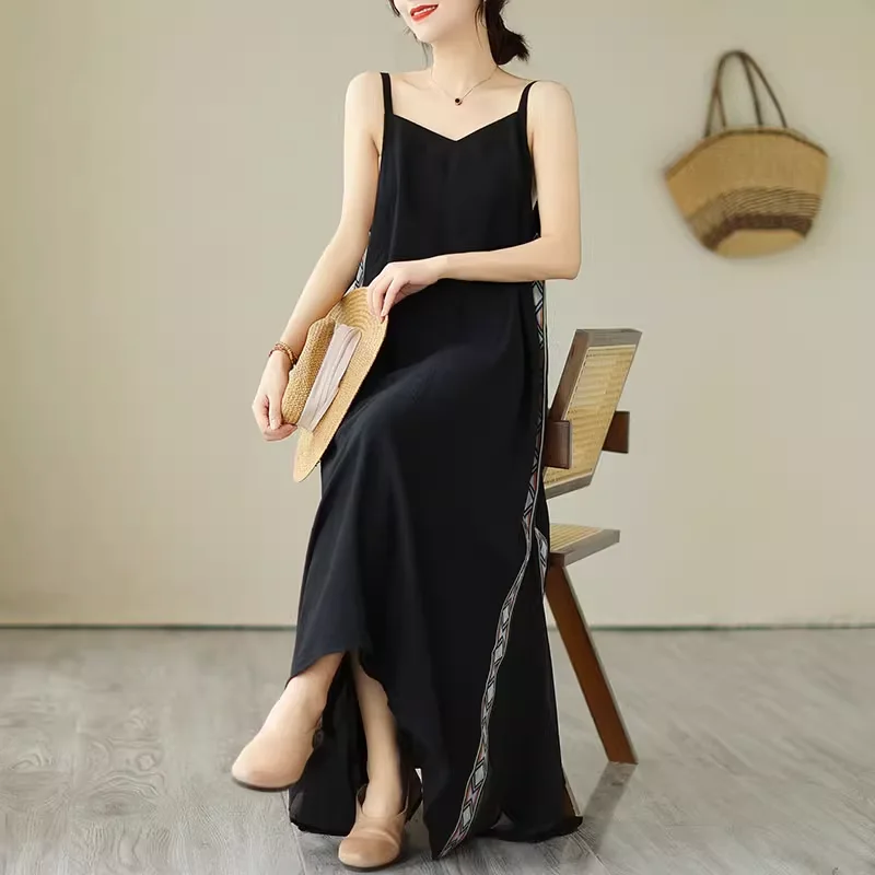 Crazy Deals Plus Size Ethnic Camisole Sleeveless Dress