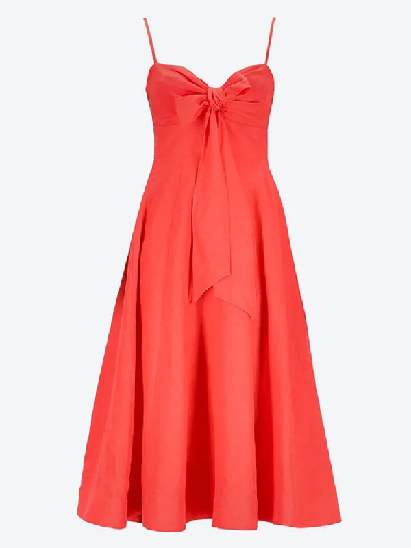 Huge Discounts Crush tie front midi dress