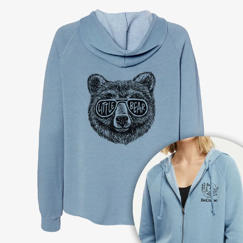 Act Now Little Bear - Women's Cali Wave Zip-Up Sweatshirt