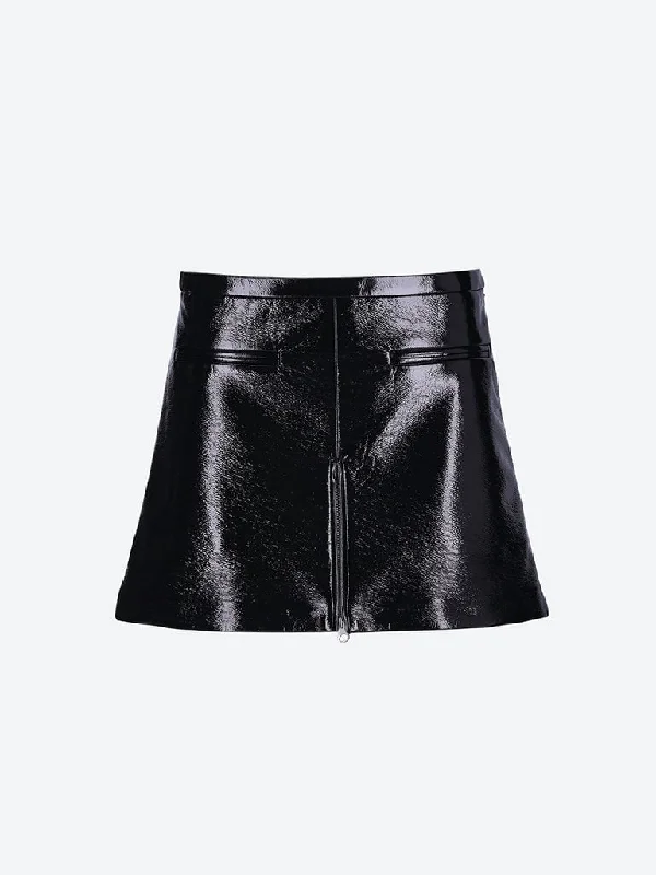 Big Discounts Heritage vinyl mini skirt