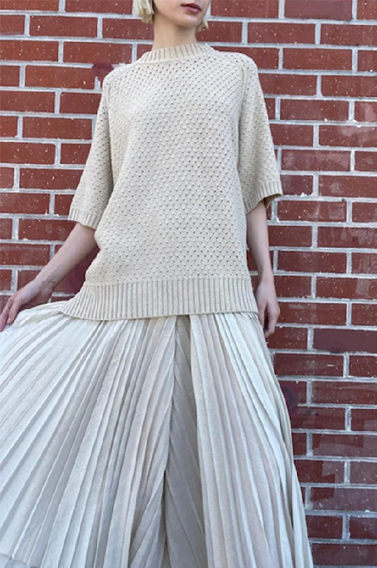 Extra Savings Cane Crewneck in Jute (Sold Out)