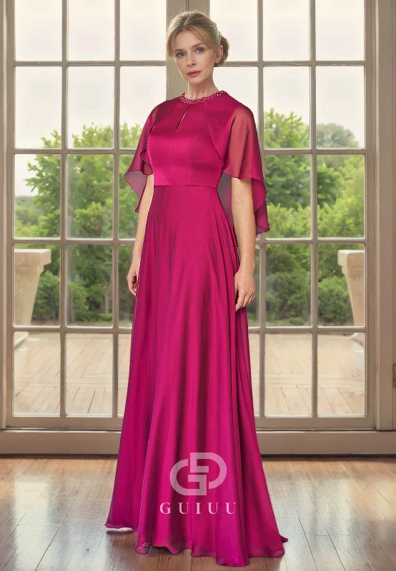 Price Buster A-Line High Neck Sleeveless Beaded Back Zipper Mother of Bride Dress