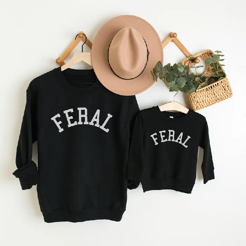Price Rollback Feral College Matching Mum & Kids Sweatshirts