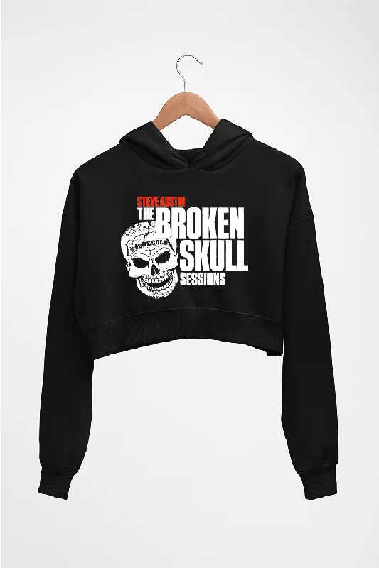 Warehouse Sale Stone Cold Steve Austin (WWE) Crop HOODIE FOR WOMEN